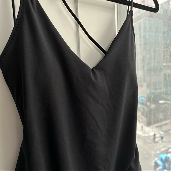 NWT Strappy Black One Piece Swimsuit - Picture 4 of 7